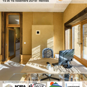 2019 ASTERRE 7èmes assises nationales de la construction en terre crue Rennes